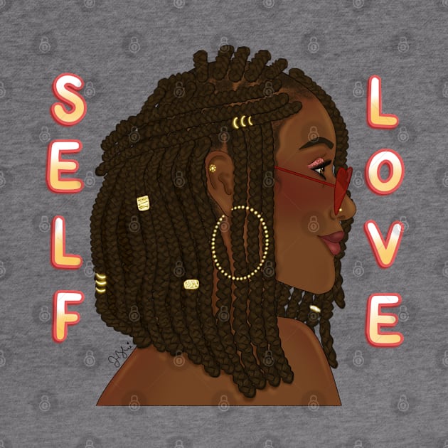 Self Love Box Braids Black Girl by My Depiction Addiction 